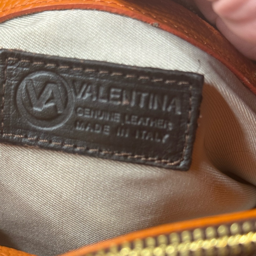 Valentina Tangerine made in Italy Bag - Picture 8 of 14